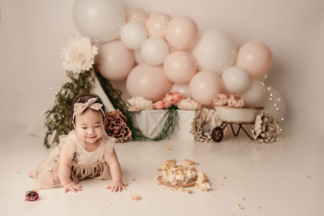 best york region cake smash photographer