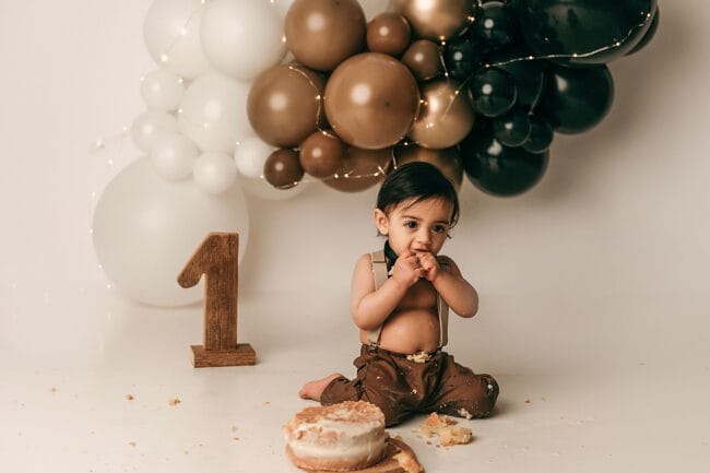 best york region cake smash photographers