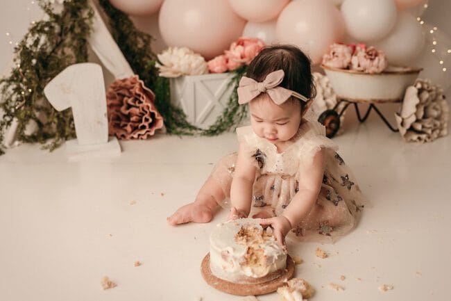 cake smash first birthday photos markham