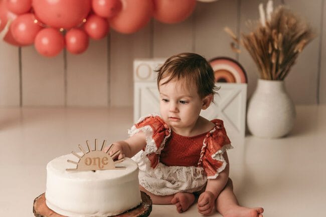 cake smash first birthday photos toronto