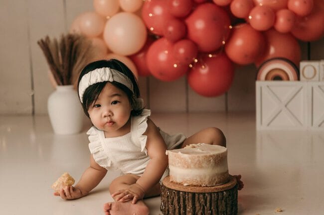 cake smash photo session markham