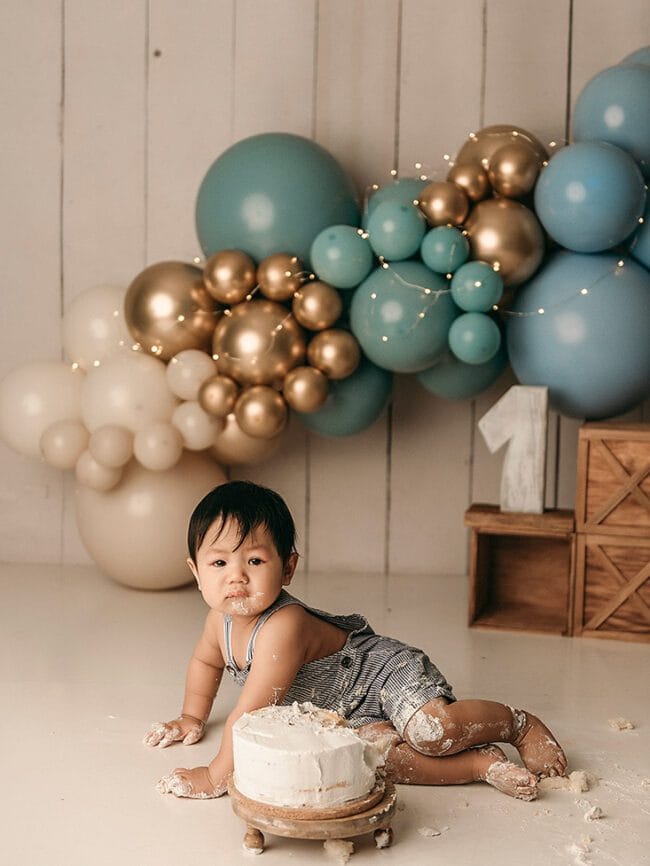 cake smash photos stouffville