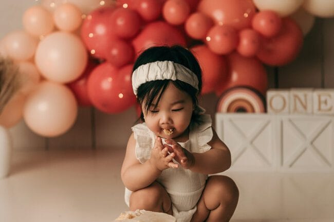 first birthday photo session markham