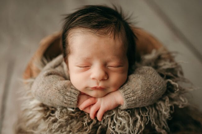 markham newborn photo session