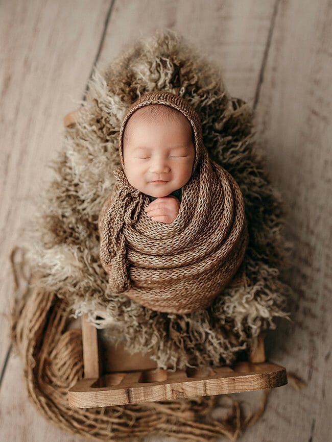 newborn photography session markham