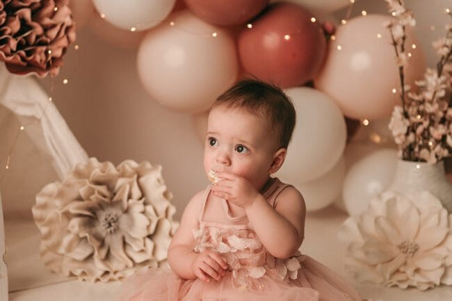 toronto ontario cake smash first birthday photographers