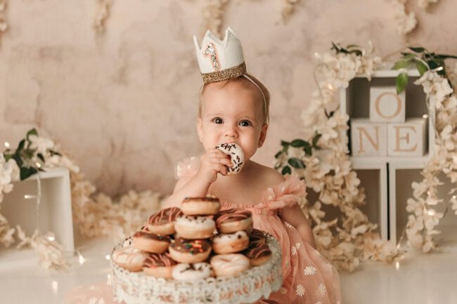 toronto ontario cake smash first birthday photography