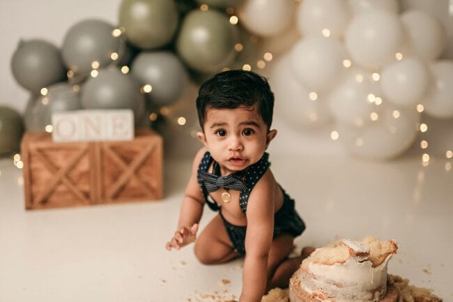 york region cake smash photographer