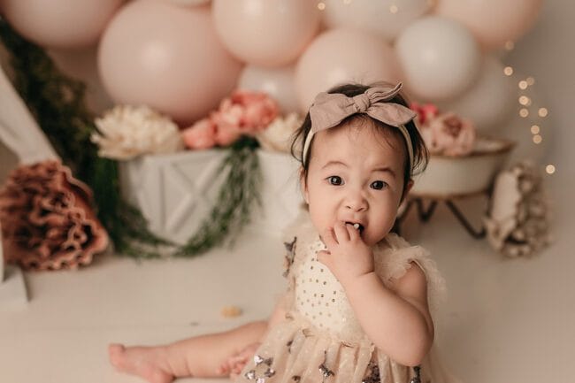 york region cake smash photos